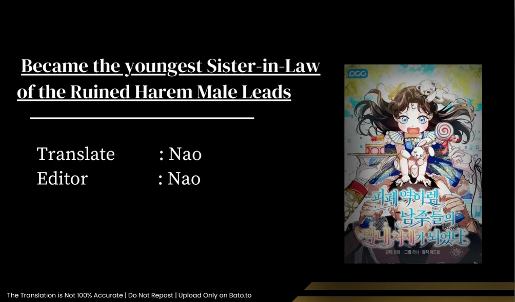 Baca Komik Became the youngest Sister-in-Law of the Ruined Harem Male Leads Chapter 24 Gambar 1