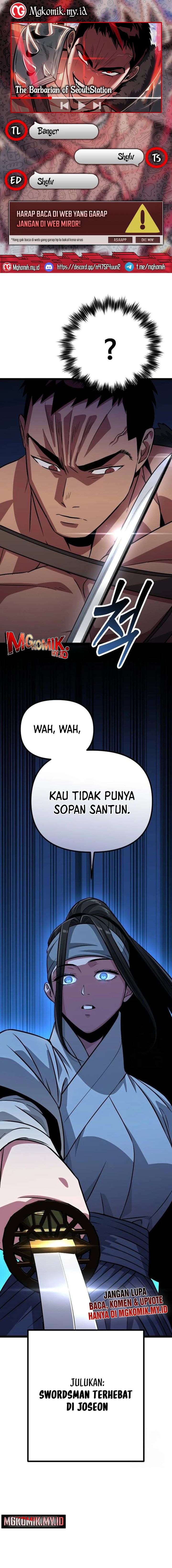 Baca Komik The Barbarian of Seoul Station Chapter 13 bahasa Indonesia Gambar 1