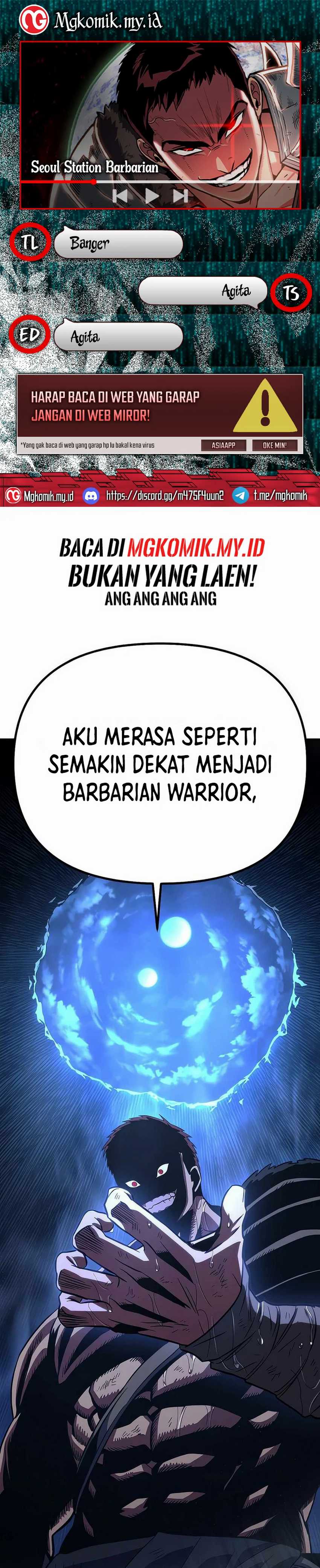 Baca Komik The Barbarian of Seoul Station Chapter 10 bahasa Indonesia Gambar 1