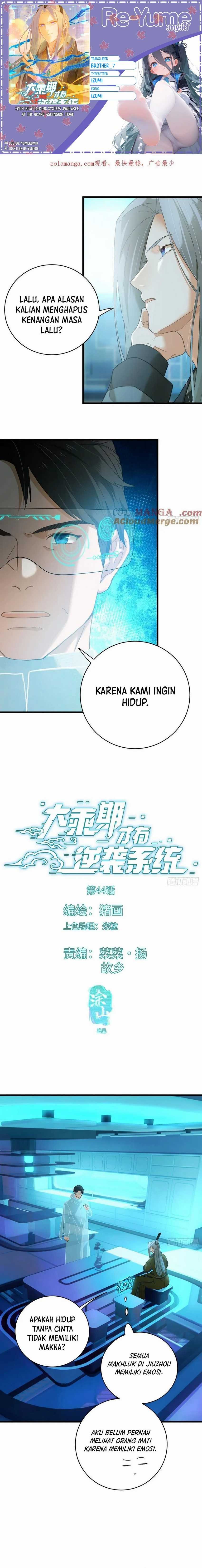 Baca Komik Counterattacking System Available At The Grand Ascension Stage Chapter 44 Gambar 1