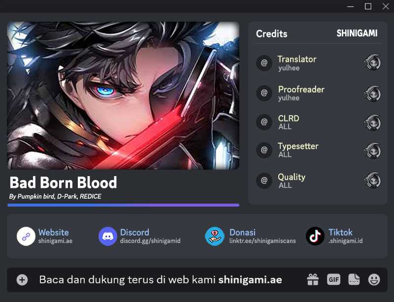 Baca Komik Bad Born Blood Chapter 21 Gambar 1