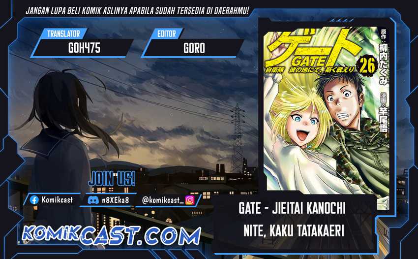 Baca Komik Gate – Jietai Kare no Chi nite Kaku Tatakeri Chapter 138 Gambar 1
