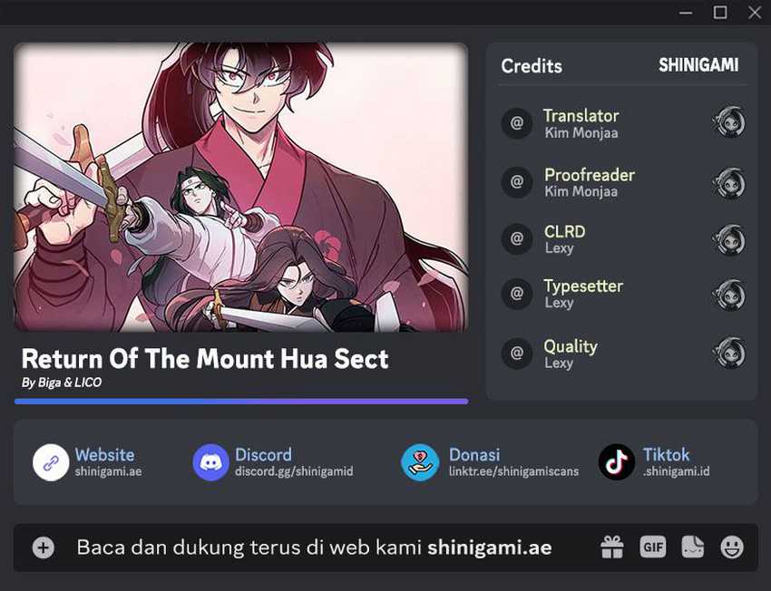 Baca Komik Return of the Flowery Mountain Sect Chapter 152.1 Gambar 1