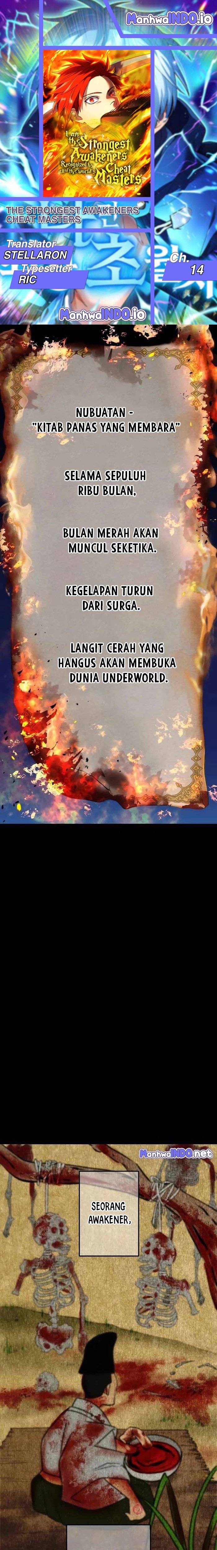 Baca Komik I Am the Strongest Awakeners, Recognized by All of the World’s Cheat Masters Chapter 14 Gambar 1