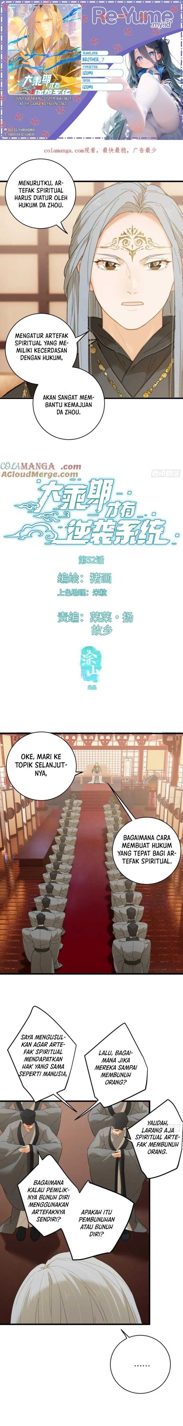Baca Komik Counterattacking System Available At The Grand Ascension Stage Chapter 52 Gambar 1