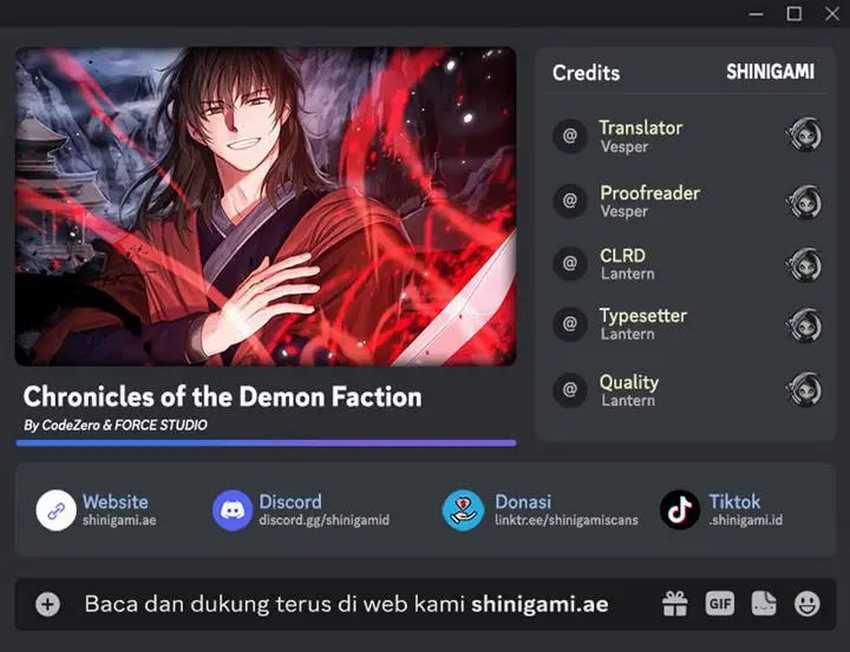 Baca Komik Chronicles of the Demon Faction Chapter 107 Gambar 1