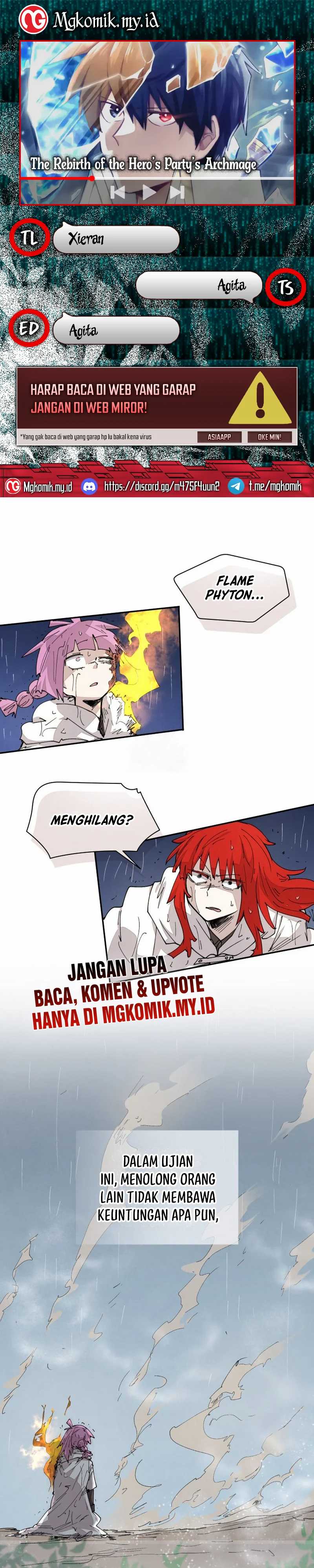 Baca Komik The Rebirth of the Hero’s Party’s Archmage Chapter 55 Gambar 1