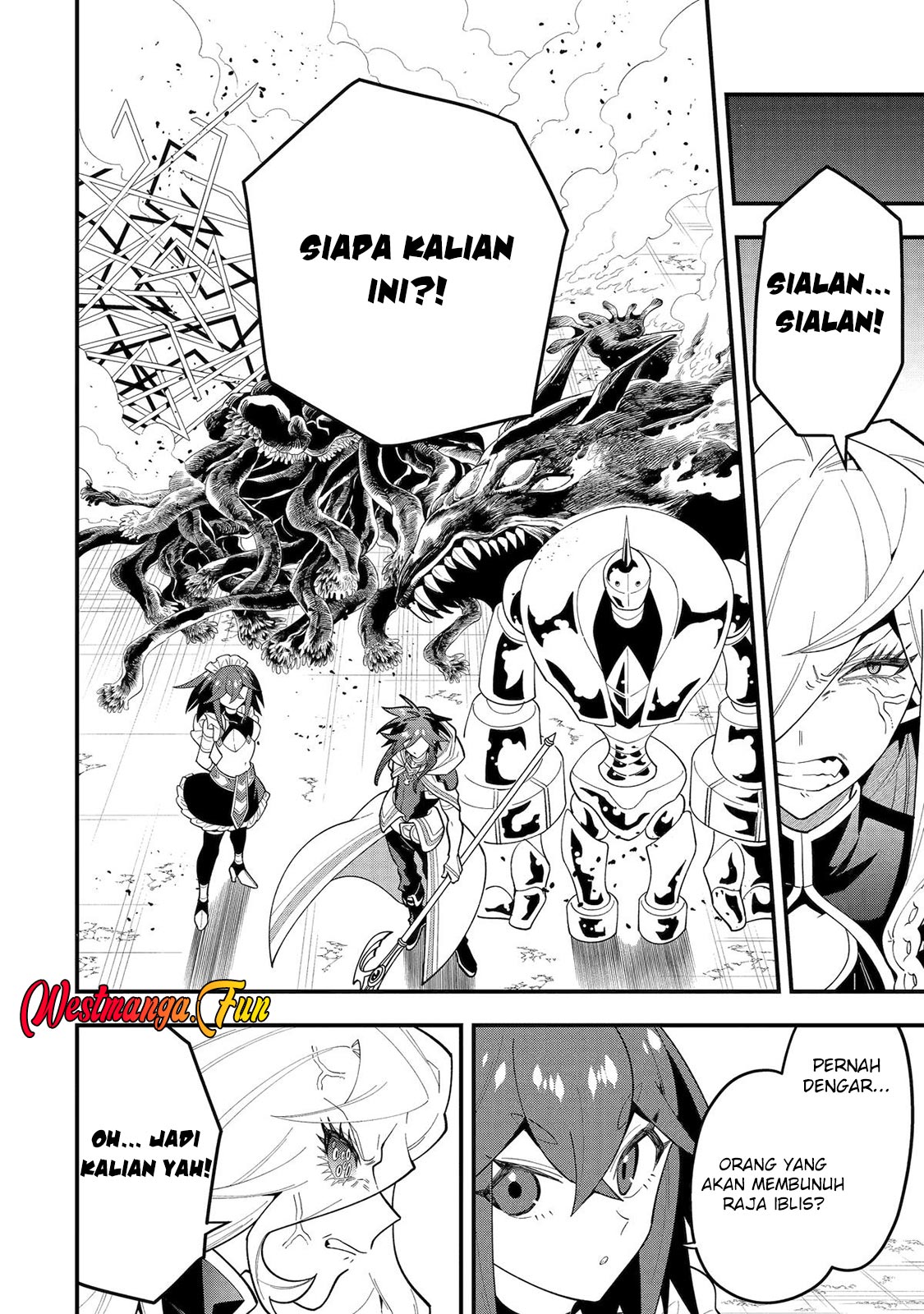 Kouryakuhon o Kushi Suru Saikyou no Mahoutsukai ~”meirei sa sero” to wa Iwa Senai Oreryuu Mao Tobatsu Saizen Ruuto ~ Chapter 66 Gambar 10