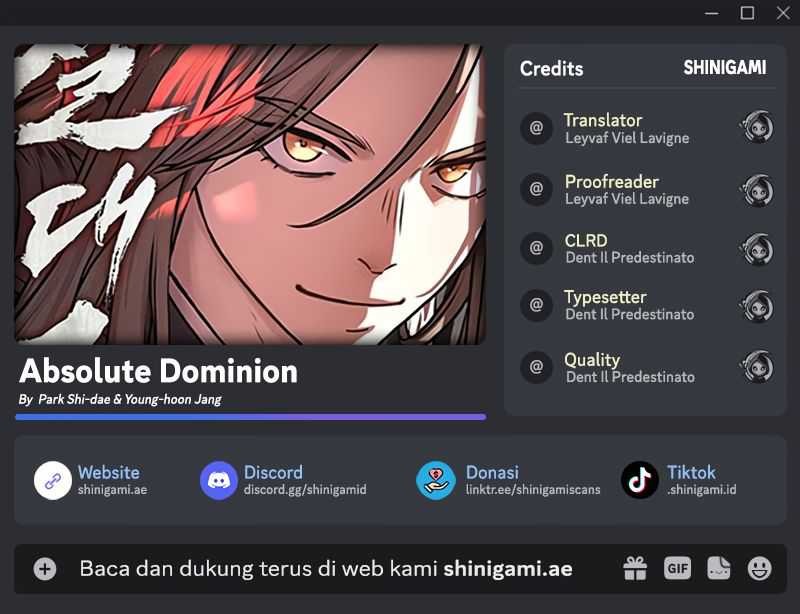 Baca Komik Absolute Dominion Chapter 31 Gambar 1