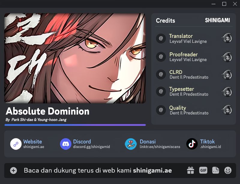 Baca Komik Absolute Dominion Chapter 23 Gambar 1