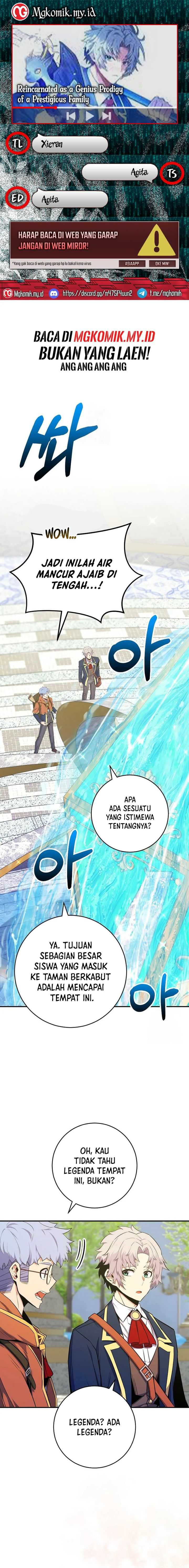 Baca Komik Reincarnated as a Genius Prodigy of a Prestigious Family Chapter 35 Gambar 1