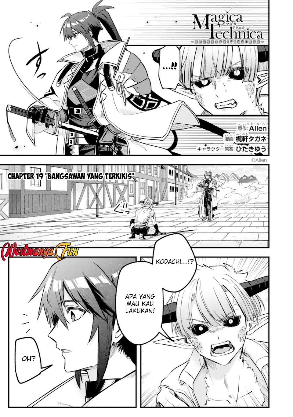 Baca Manga Magica Technica ~Sword Demon Rakshasa’s VRMMO Battle Record~ Chapter 19 Gambar 2