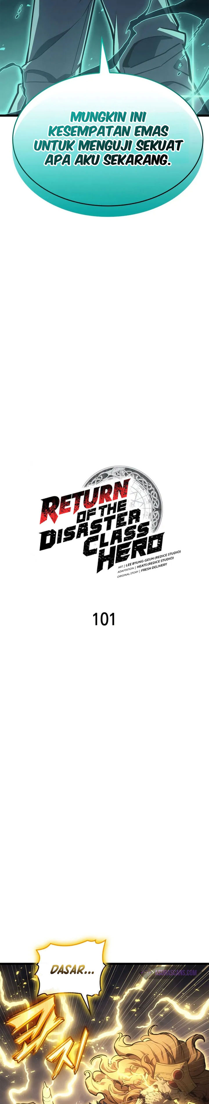 A Disaster-Class Hero Has Returned Chapter 101 Gambar 4