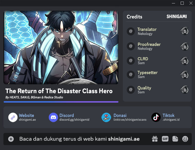 Baca Komik A Disaster-Class Hero Has Returned Chapter 95 Gambar 1