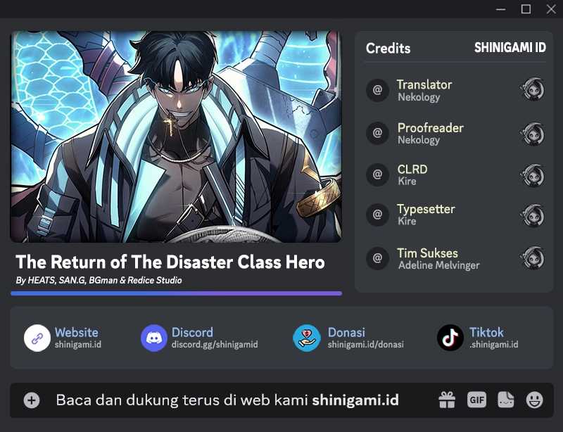 Baca Komik A Disaster-Class Hero Has Returned Chapter 61 Gambar 1