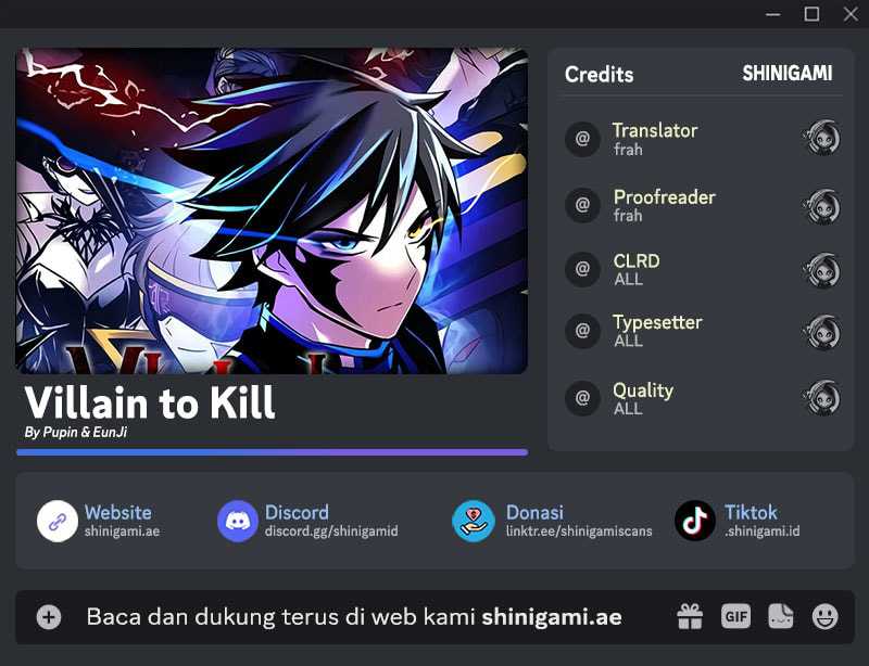 Baca Komik Villain To Kill Chapter 176 Gambar 1