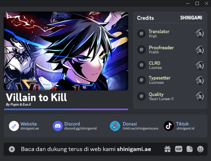 Baca Komik Villain To Kill Chapter 174 Gambar 1