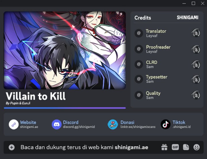 Baca Komik Villain To Kill Chapter 167 Gambar 1