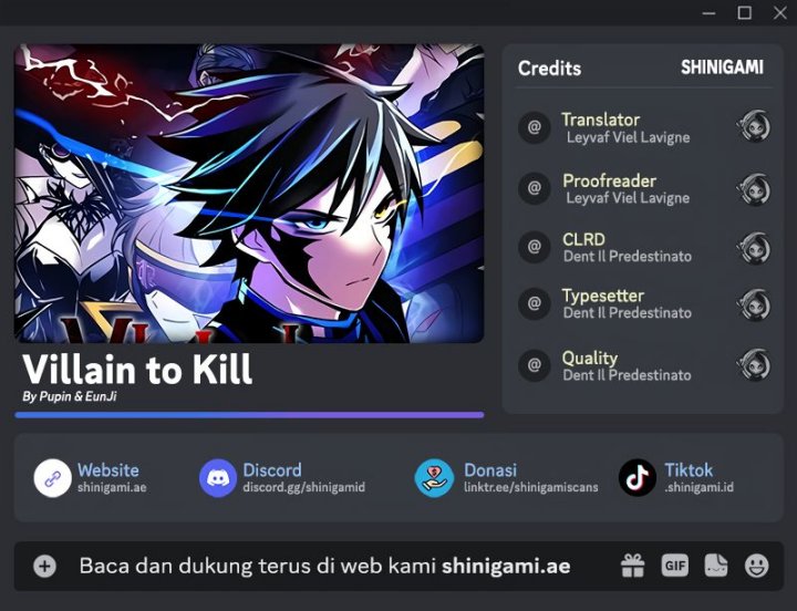 Baca Komik Villain To Kill Chapter 164 Gambar 1