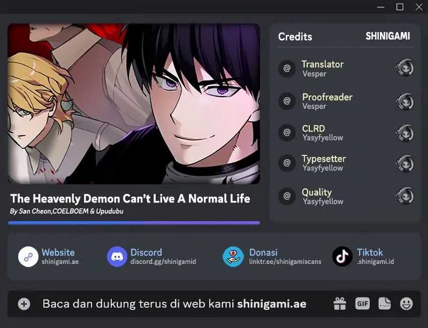 Baca Komik The Heavenly Demon Can’t Live a Normal Life Chapter 150 Gambar 1