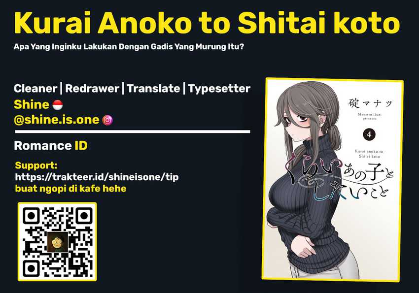Baca Komik Kurai Anoko to Shitai koto Chapter 39 Gambar 1