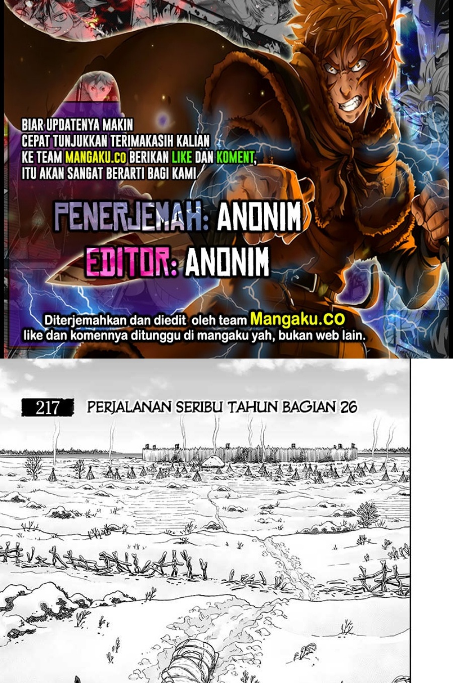 Baca Komik Vinland Saga Chapter 217 Gambar 1