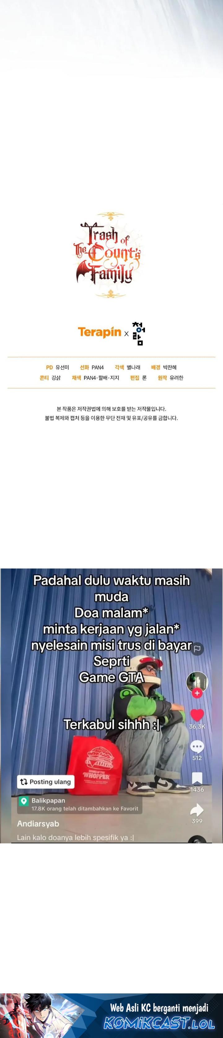 Trash of the Count’s Family Chapter 119 Gambar 42