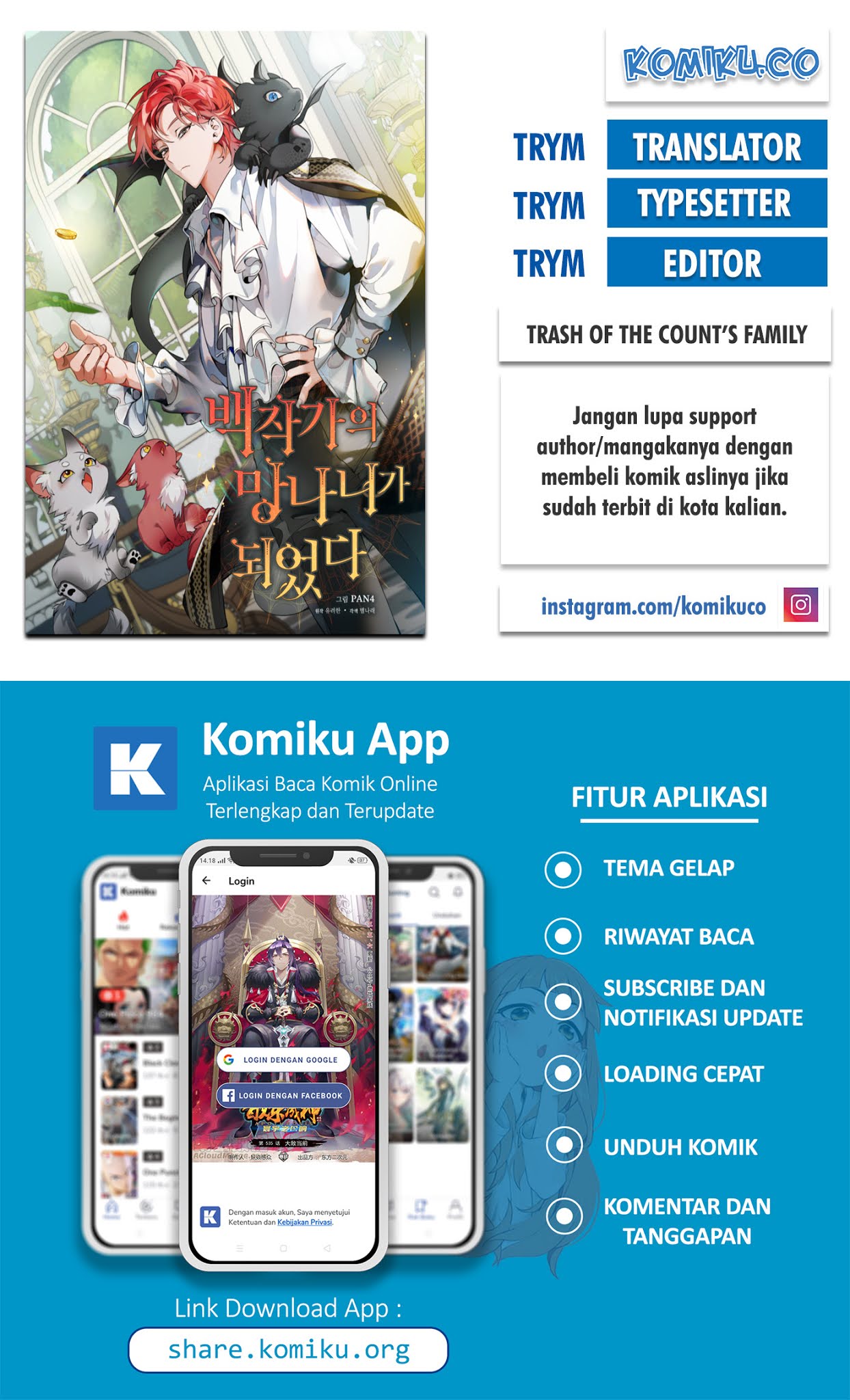 Baca Komik Trash of the Count’s Family Chapter 24 Gambar 1
