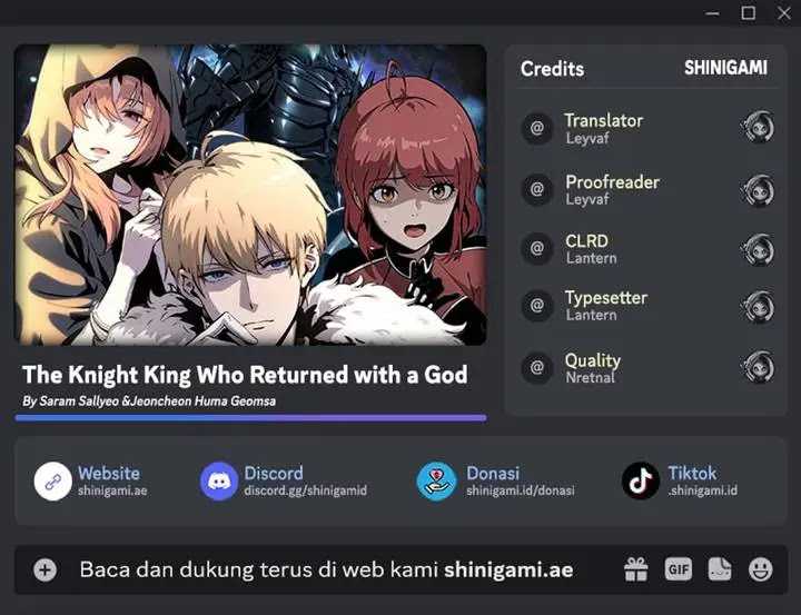 Baca Komik The Knight King Who Returned with a God Chapter 107 Gambar 1