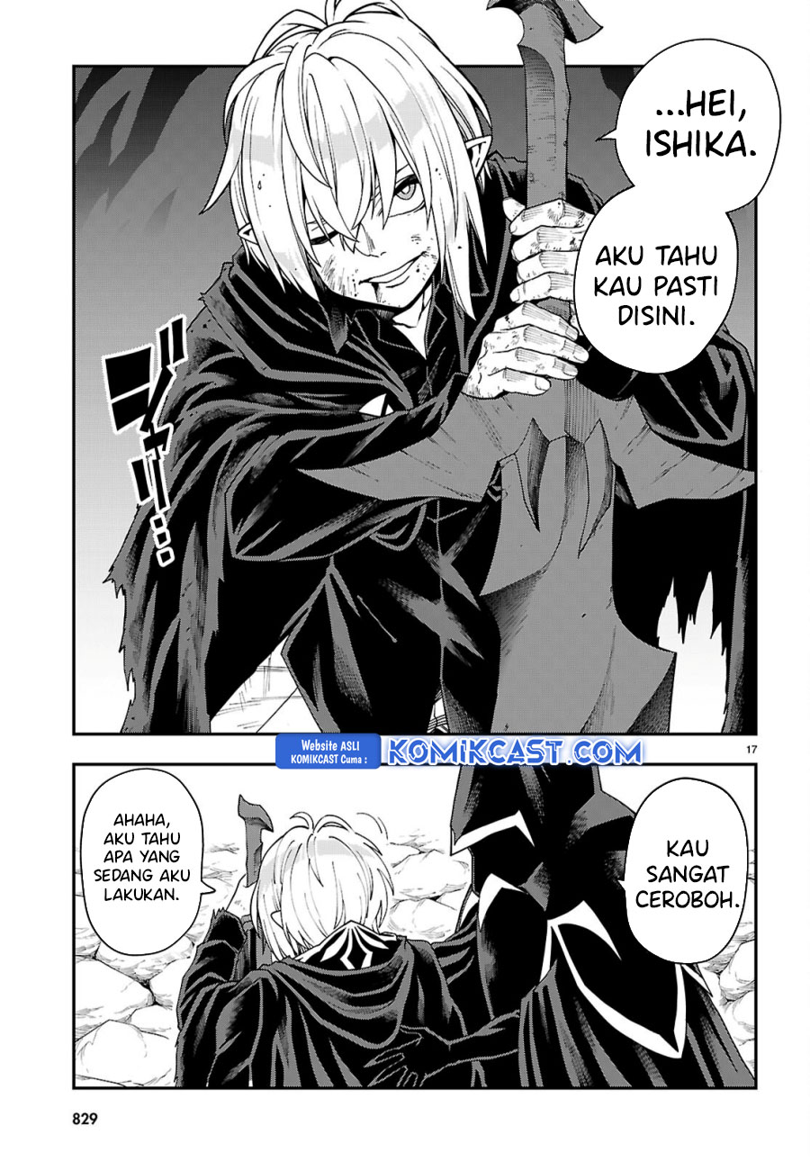 Konjiki no Moji Tsukai: Yuusha Yonin ni Makikomareta Unique Cheat Chapter 117 Gambar 17