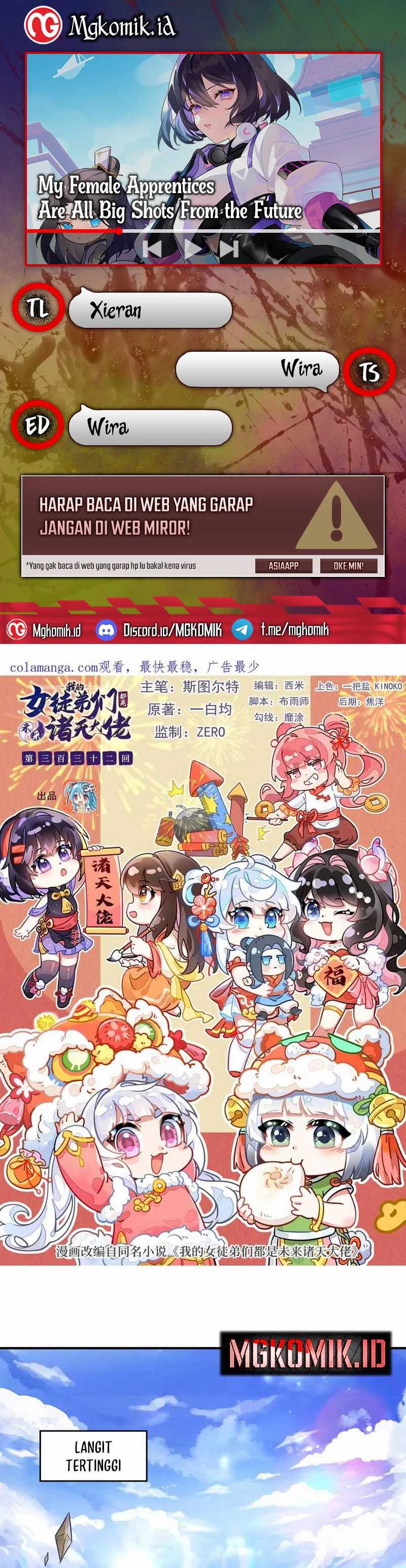 Baca Komik My Female Apprentices Are All Big Shots From the Future Chapter 332 Gambar 1