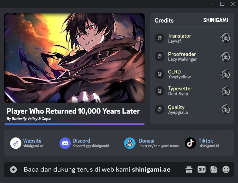Baca Komik Player Who Returned 10,000 Years Later Chapter 110 Gambar 1