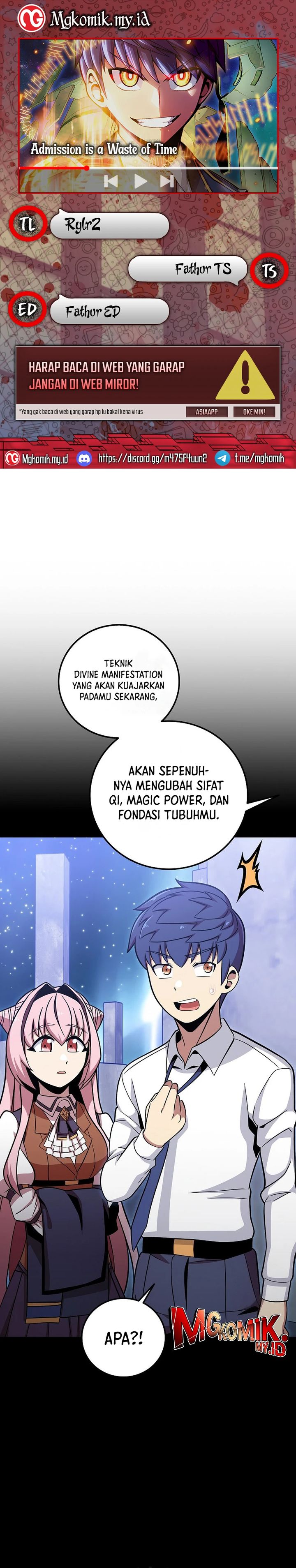 Baca Komik Admission is a Waste of Time Chapter 40 Gambar 1