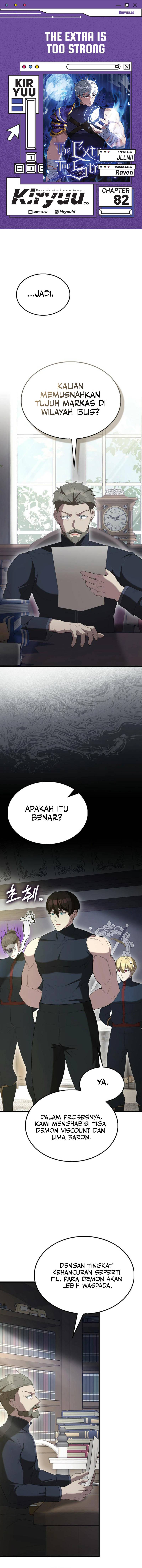 Baca Komik The Extra is Too Strong Chapter 82 Gambar 1