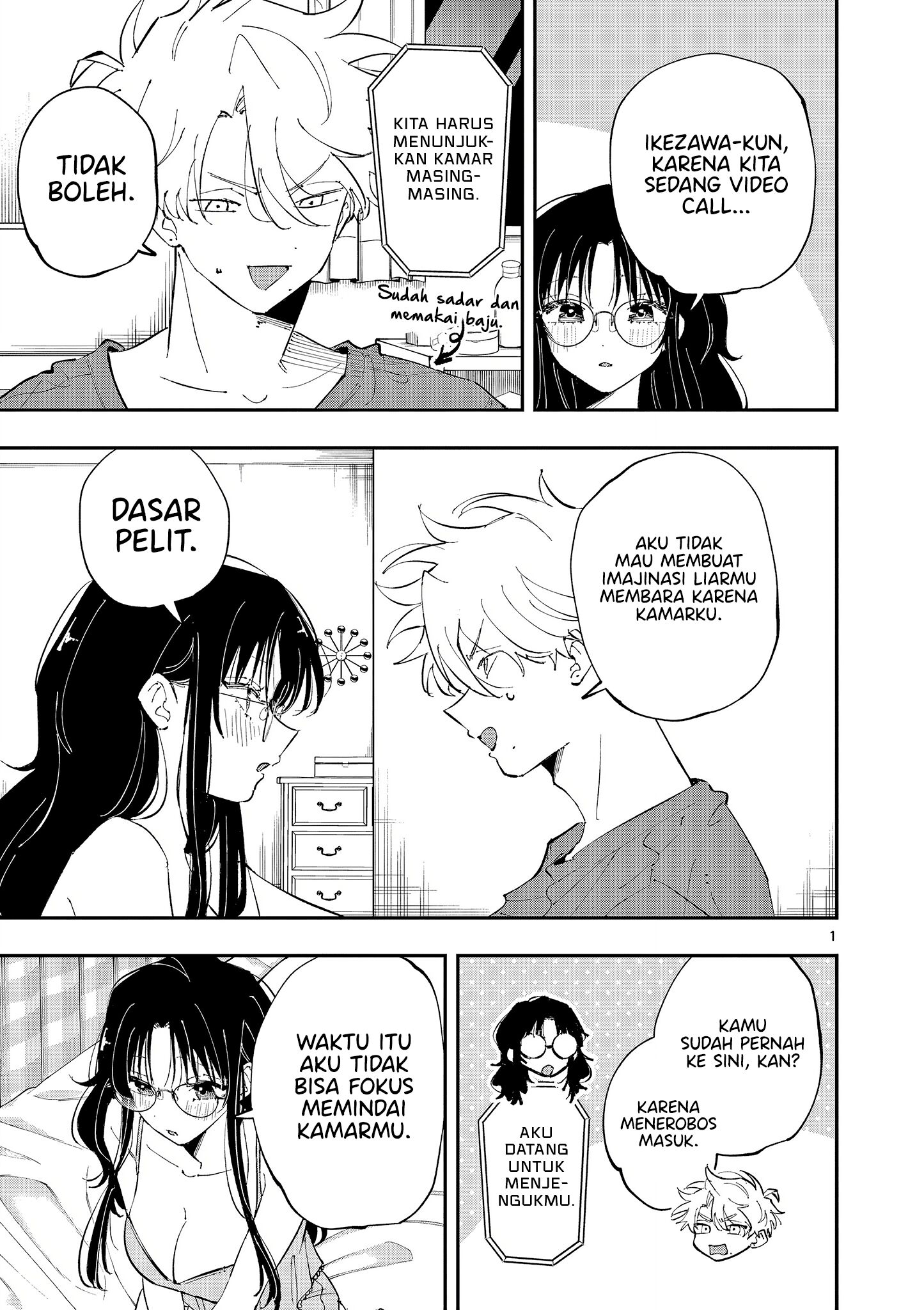 Baca Komik Tonari no Seki no Yatsu ga Souiu Me de Mitekuru Chapter 46 Gambar 1