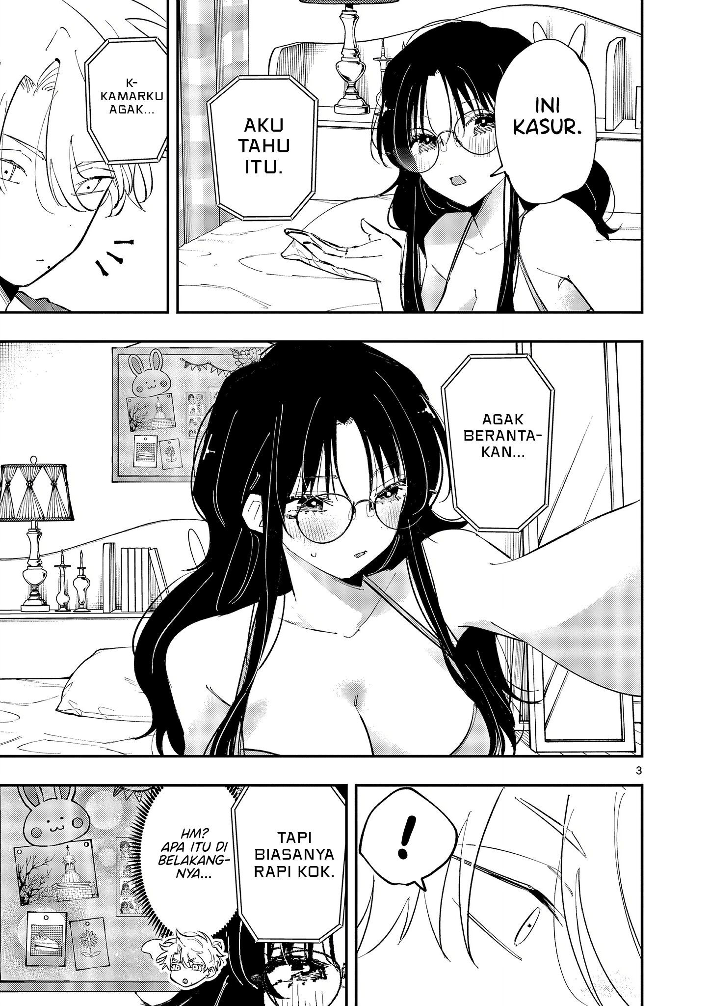 Tonari no Seki no Yatsu ga Souiu Me de Mitekuru Chapter 46 Gambar 3
