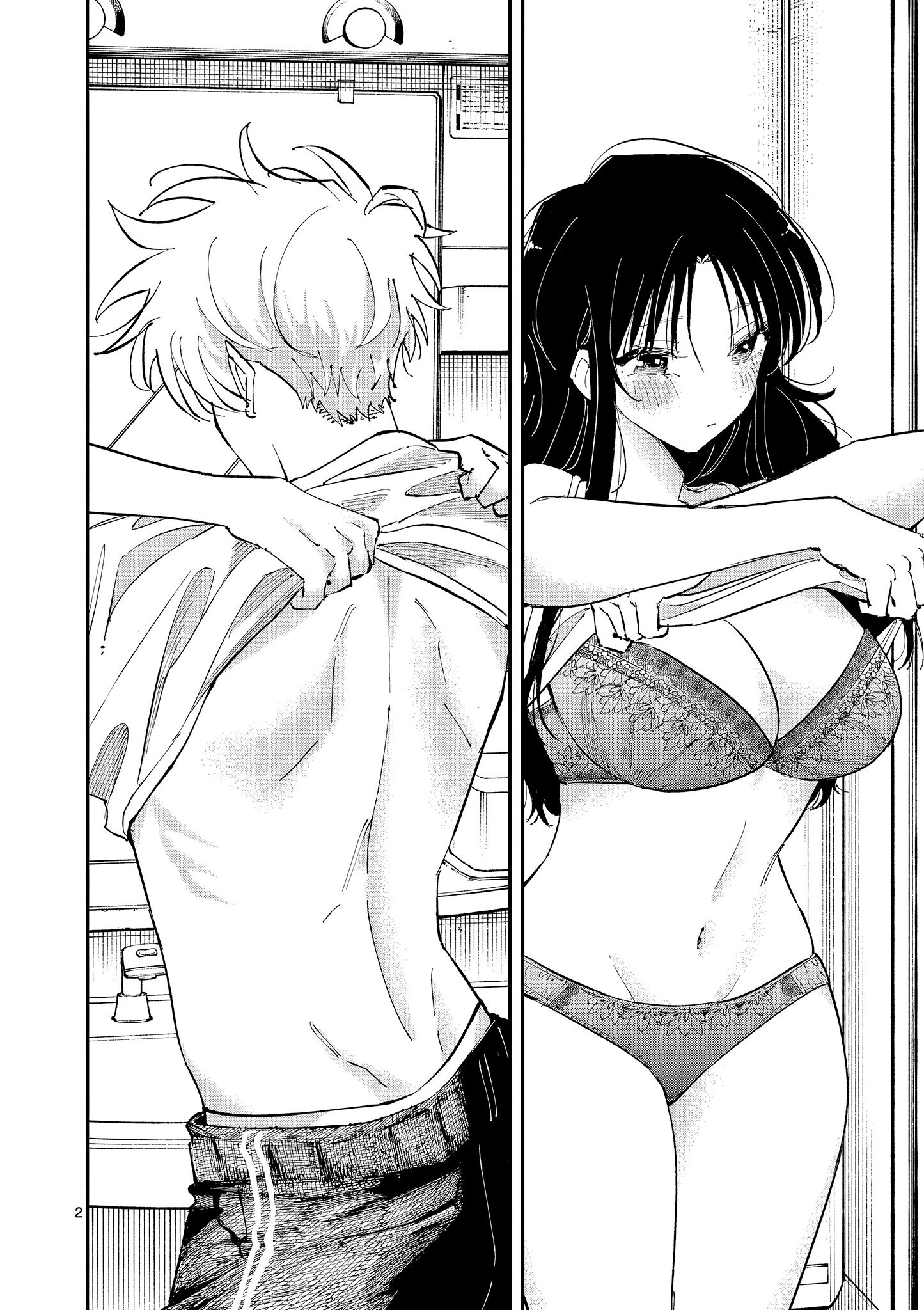Baca Manga Tonari no Seki no Yatsu ga Souiu Me de Mitekuru Chapter 43 Gambar 2
