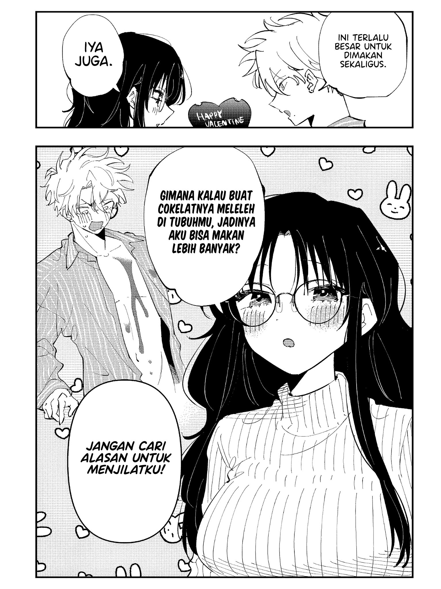 Baca Komik Tonari no Seki no Yatsu ga Souiu Me de Mitekuru Chapter 41.5 Gambar 1