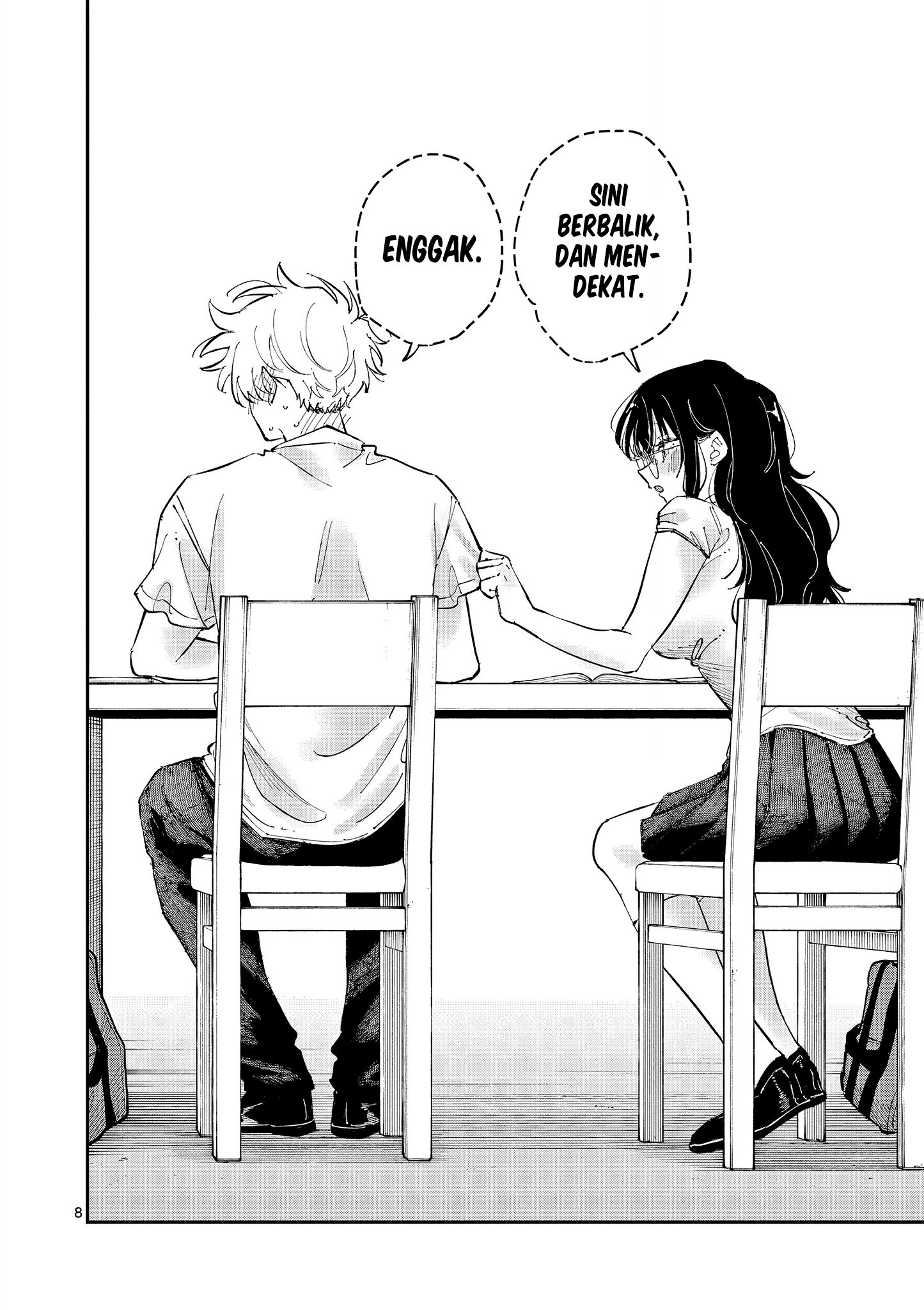 Tonari no Seki no Yatsu ga Souiu Me de Mitekuru Chapter 38 Gambar 8
