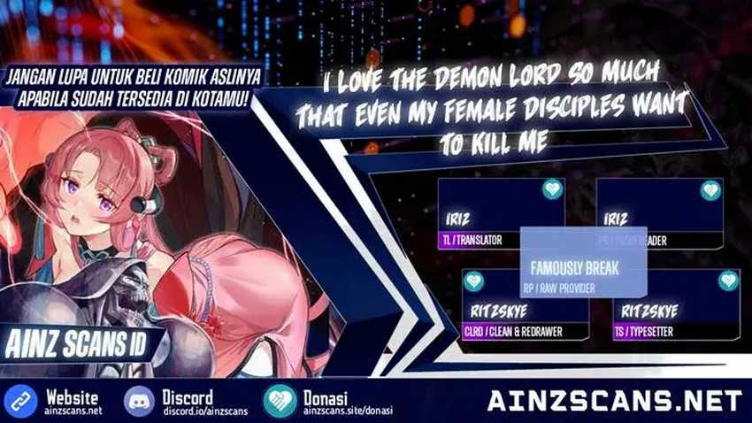 Baca Komik I Love the Demon Lord So Much That Even My Female Disciples Want to Kill Me Chapter 60 Gambar 1
