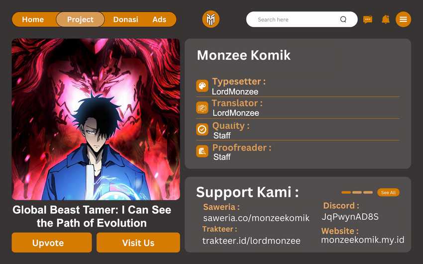 Baca Komik Global Beast Tamer: I Can See the Path of Evolution Chapter 17 Gambar 1