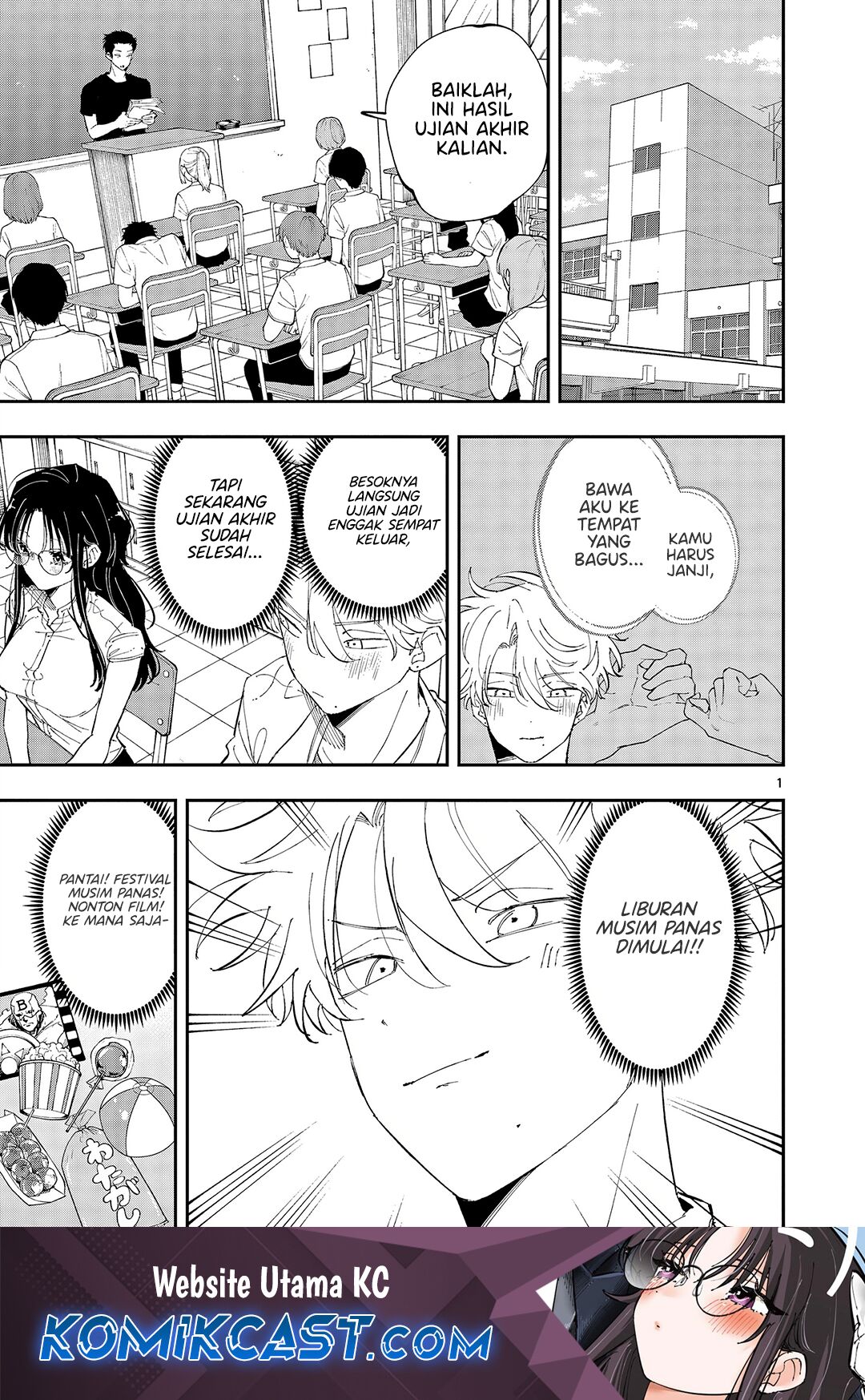 Baca Manga Tonari no Seki no Yatsu ga Souiu Me de Mitekuru Chapter 52 Gambar 2