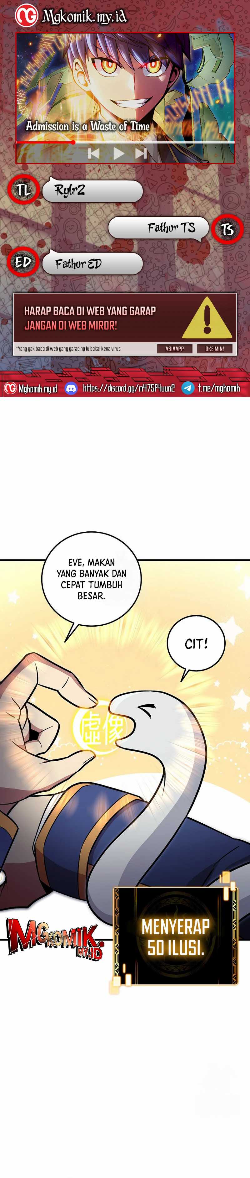 Baca Komik Admission is a Waste of Time Chapter 41 Gambar 1