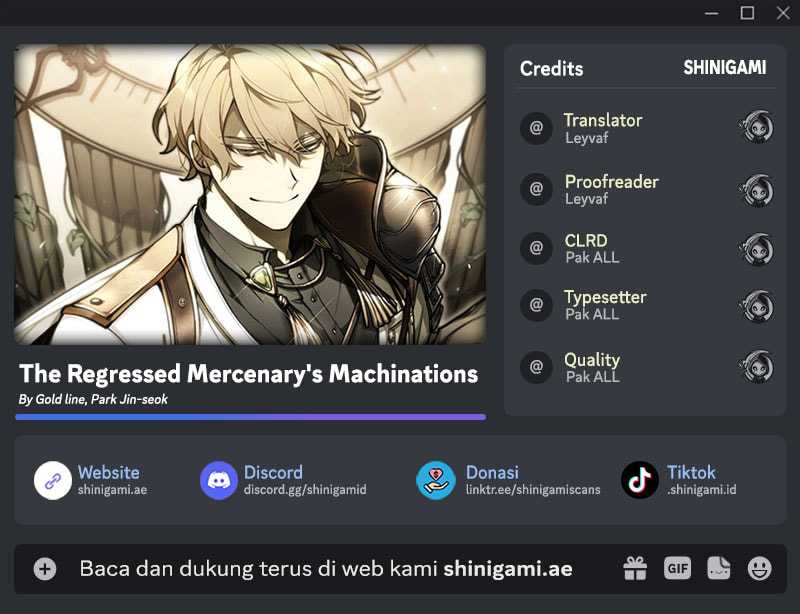 Baca Komik The Regressed Mercenary’s Machinations Chapter 37 Gambar 1