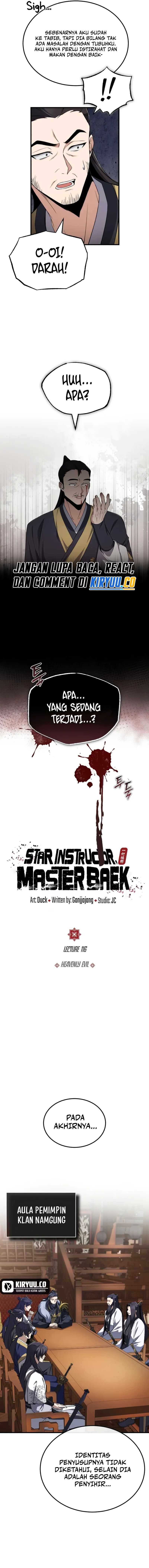 Number One Star Instructor Master Baek Chapter 116 Gambar 3