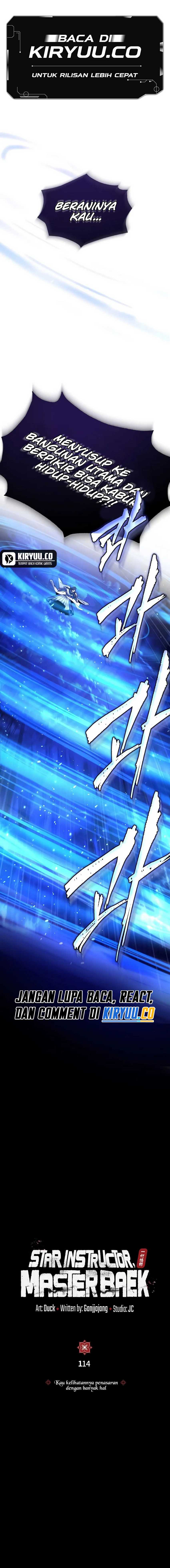 Baca Manhwa Number One Star Instructor Master Baek Chapter 114 Gambar 2