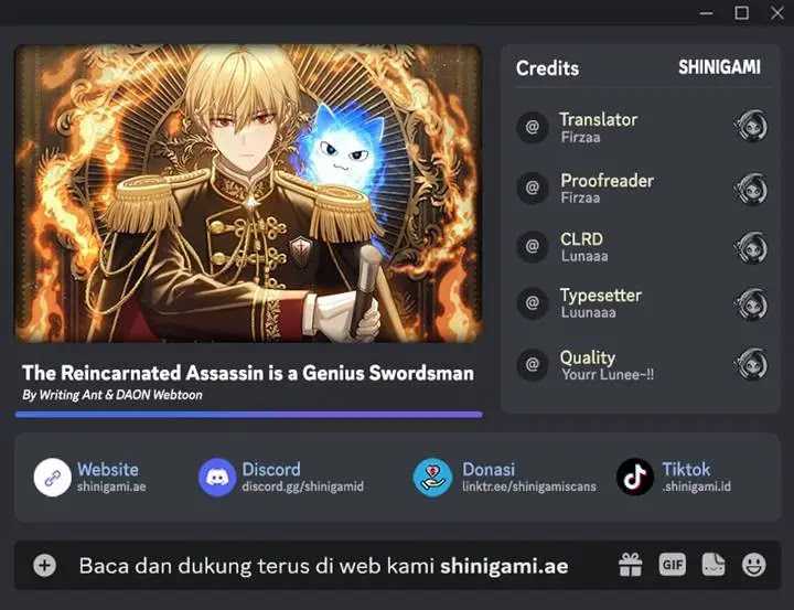 Baca Komik The Reincarnated Assassin is a Genius Swordsman Chapter 62 Gambar 1