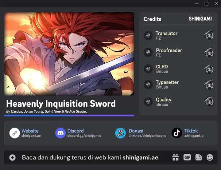 Baca Komik Heavenly Inquisition Sword Chapter 120 Gambar 1