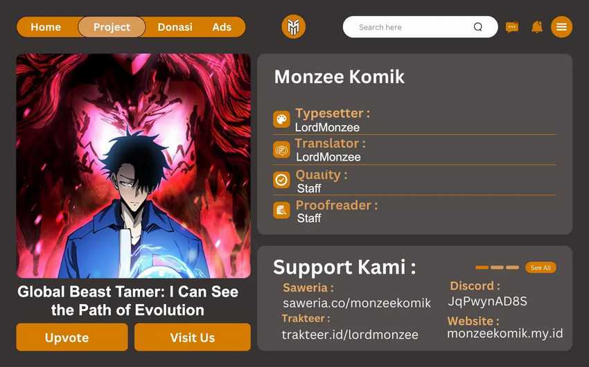 Baca Komik Global Beast Tamer: I Can See the Path of Evolution Chapter 19 Gambar 1