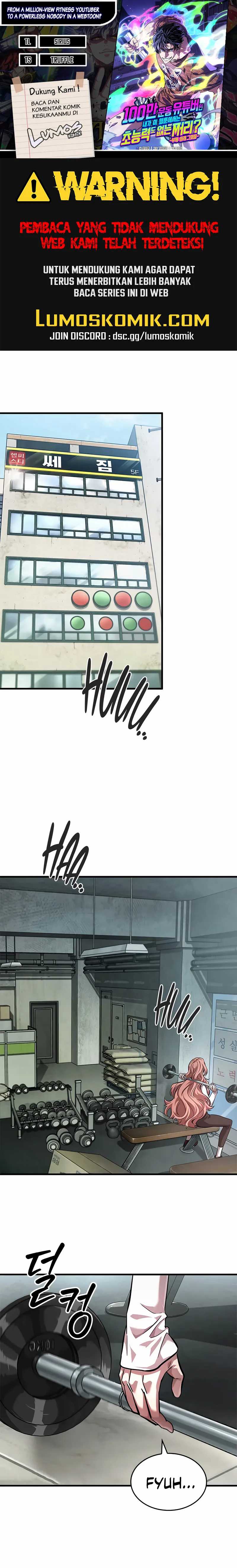 Baca Komik A Million-Sub Gym Influencer Becomes a Webtoon Loser? Chapter 5 Gambar 1